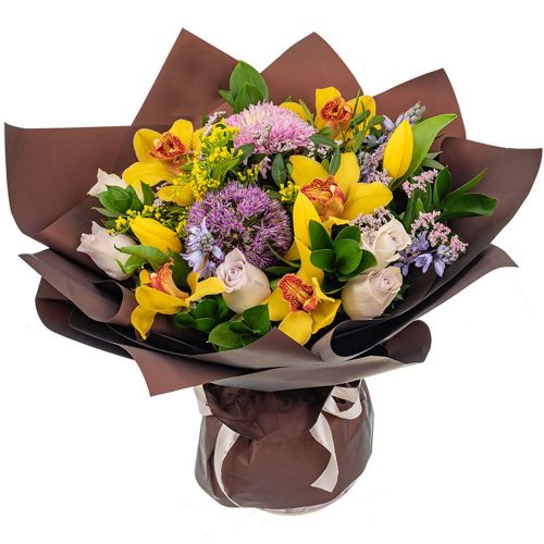 Цветочный букет «Солнечное пробуждение»