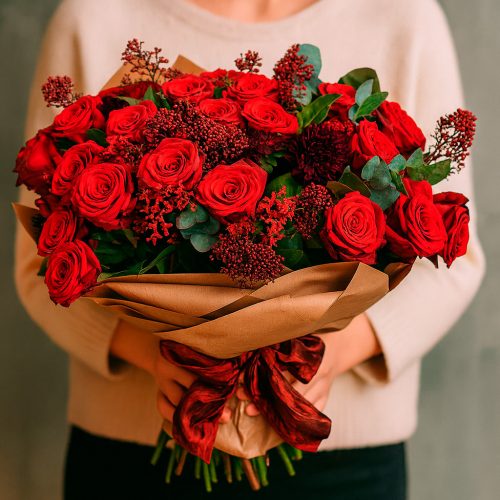 Букет «Красное очарование»