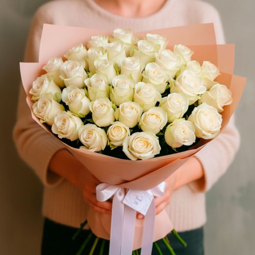 Монобукет «Кремовая Нежность»